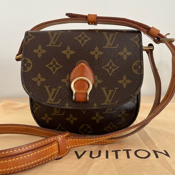 Louis Vuitton Monogram St Cloud Mini Twoway Shoulder Crossbody EUC COA Circa1988 - Picture 1 of 16